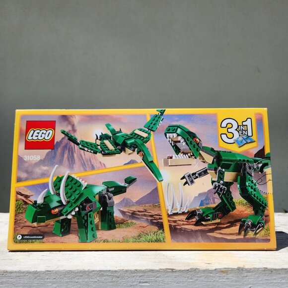 NEW LEGO Creator 3-in-1 Lego Dinosaurs 31058 T Rex, Triceratops, Pterodactyl T-R - Picture 9 of 12